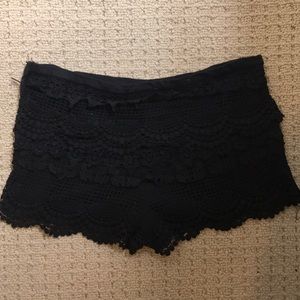 Lace shorts from Urban Outfitters